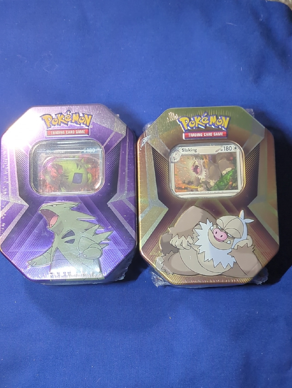 Pokémon Trading Card Game Tins - Tyranitar & Slaking NOW ONLY $60